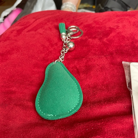 Mint Cherry Keychain/ Bag Charm & Colorful Avocado NEW - Picture 4 of 4